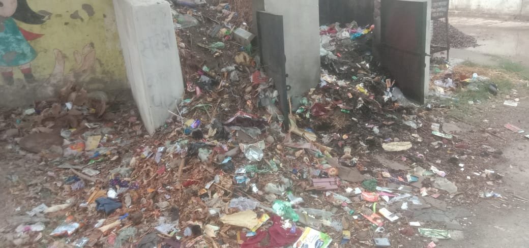 गांव में साफ सफाई व्यवस्था को लेकर युवाओं ने आगे हाथ बढ़ाया 