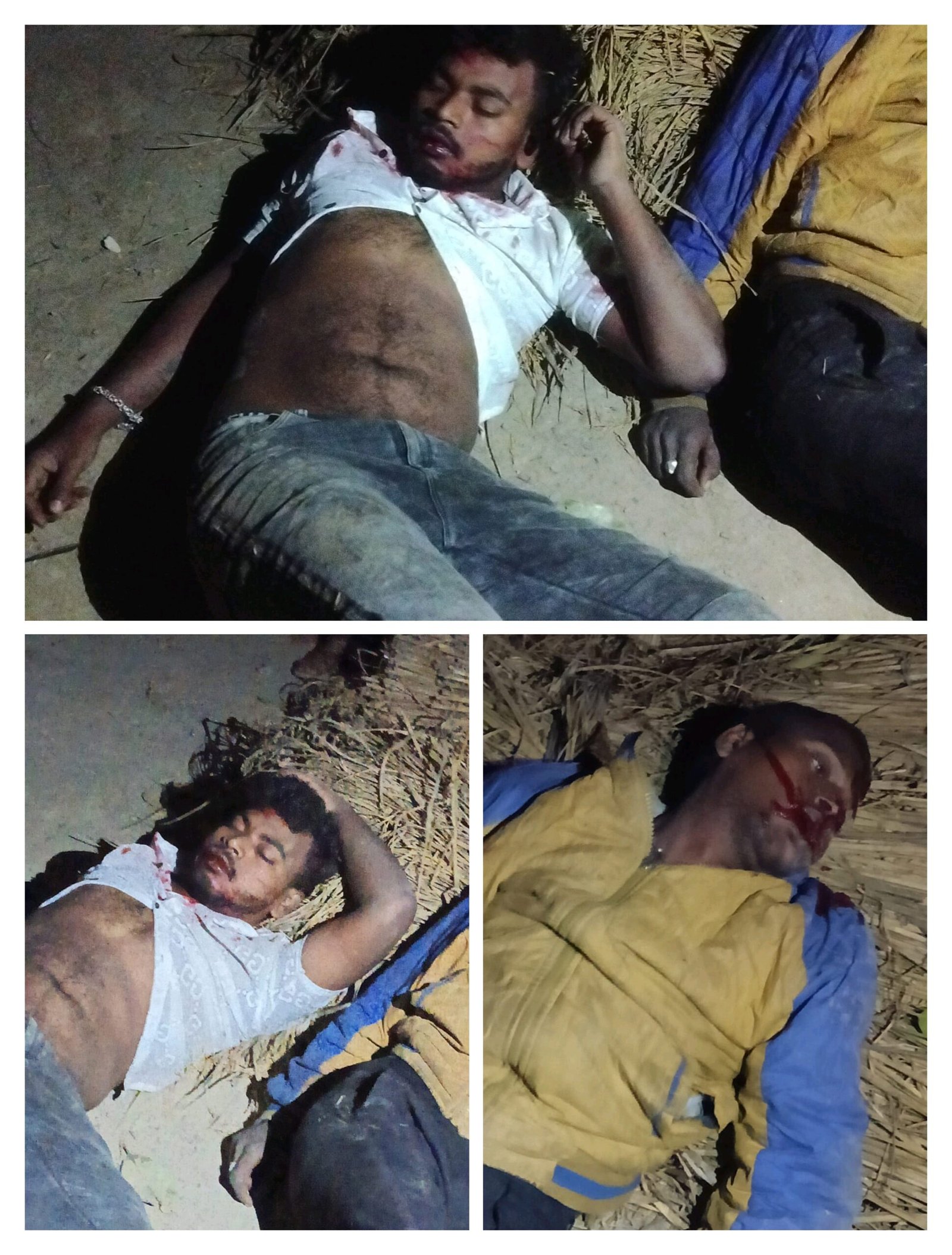 दो बाइकों की आमने सामने टक्कर में तीन बाइक सवार गंभीर रूप से घायल