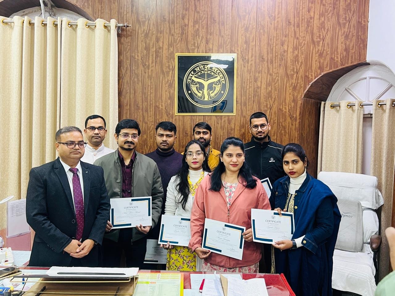 IGRS द्वारा संपूर्ण IGRS टीम को प्रशंसा प्रमाण पत्र प्रदान कर सम्मानित किया गया